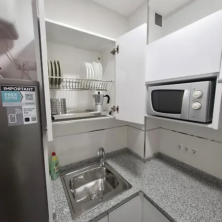 公寓 Alisio 51 Playa De Canteras 大加那利岛拉斯帕尔马斯